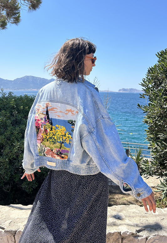Upcycled jacket Calanque (L)