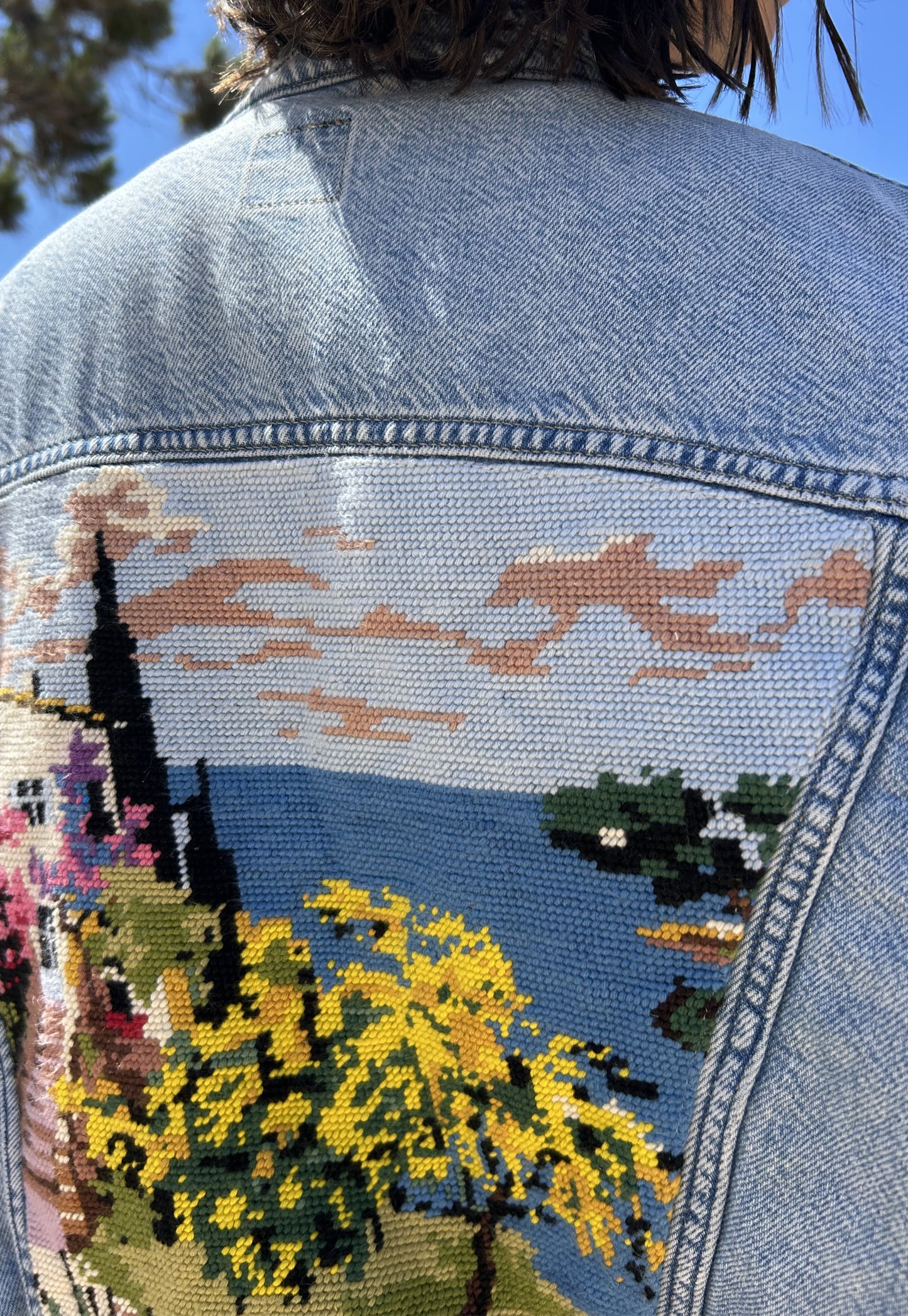 Upcycled jacket Calanque (L)