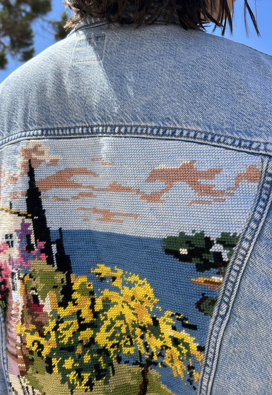 Upcycled jacket Calanque (L)