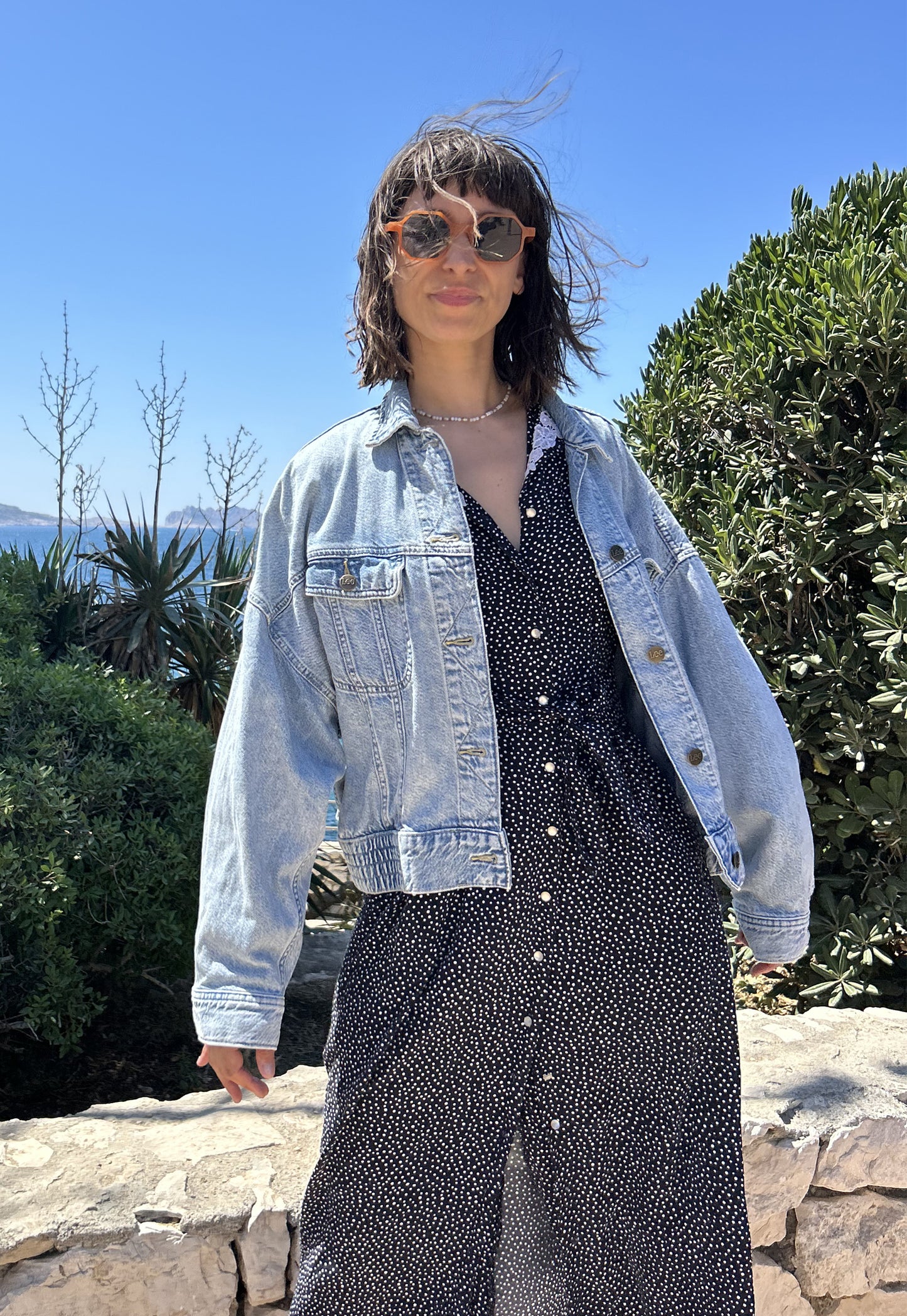 Upcycled jacket Calanque (L)