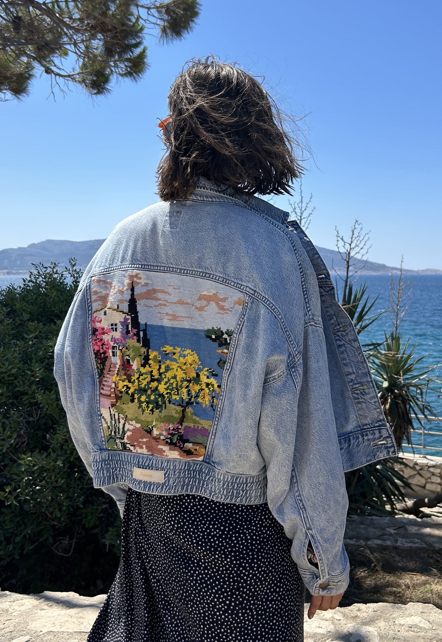 Upcycled jacket Calanque (L)
