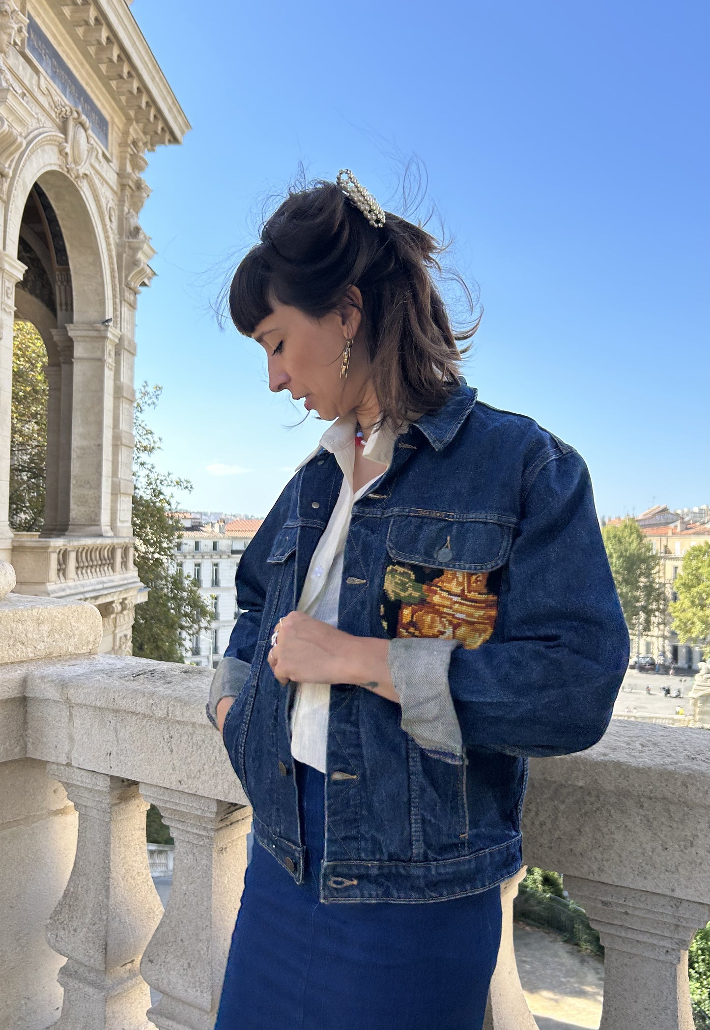 Upcycled jacket Giselle (XS/S)