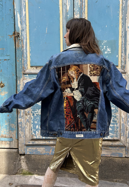 Upcycled jacket L'Ecrivain (XL)