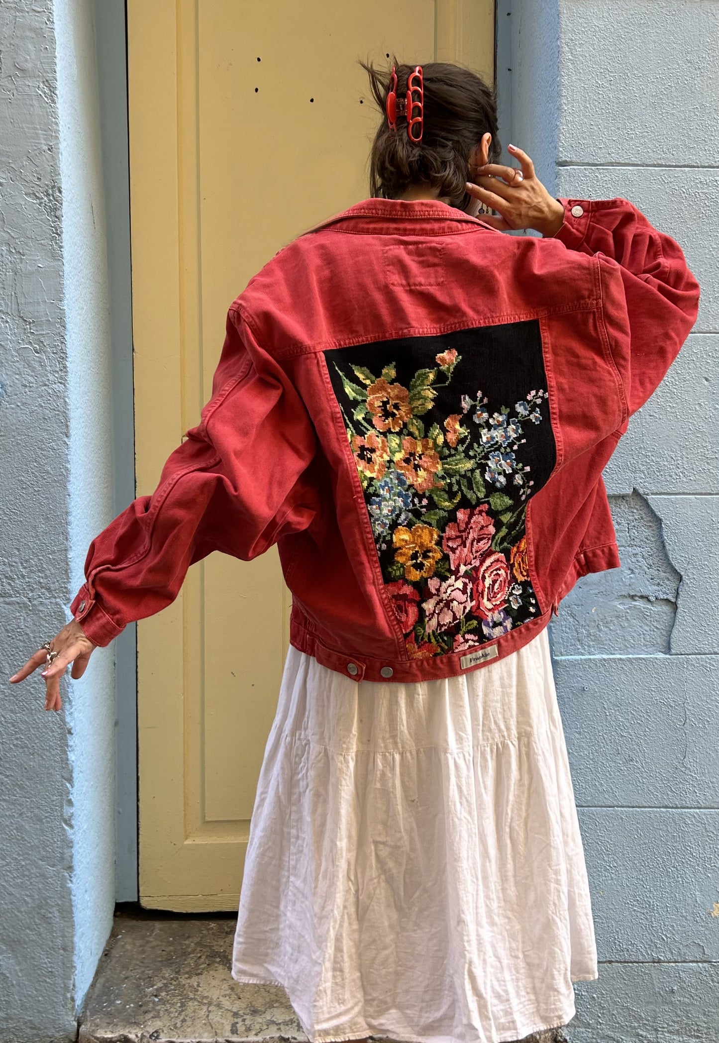 Upcycled jacket Meadow (M/L)