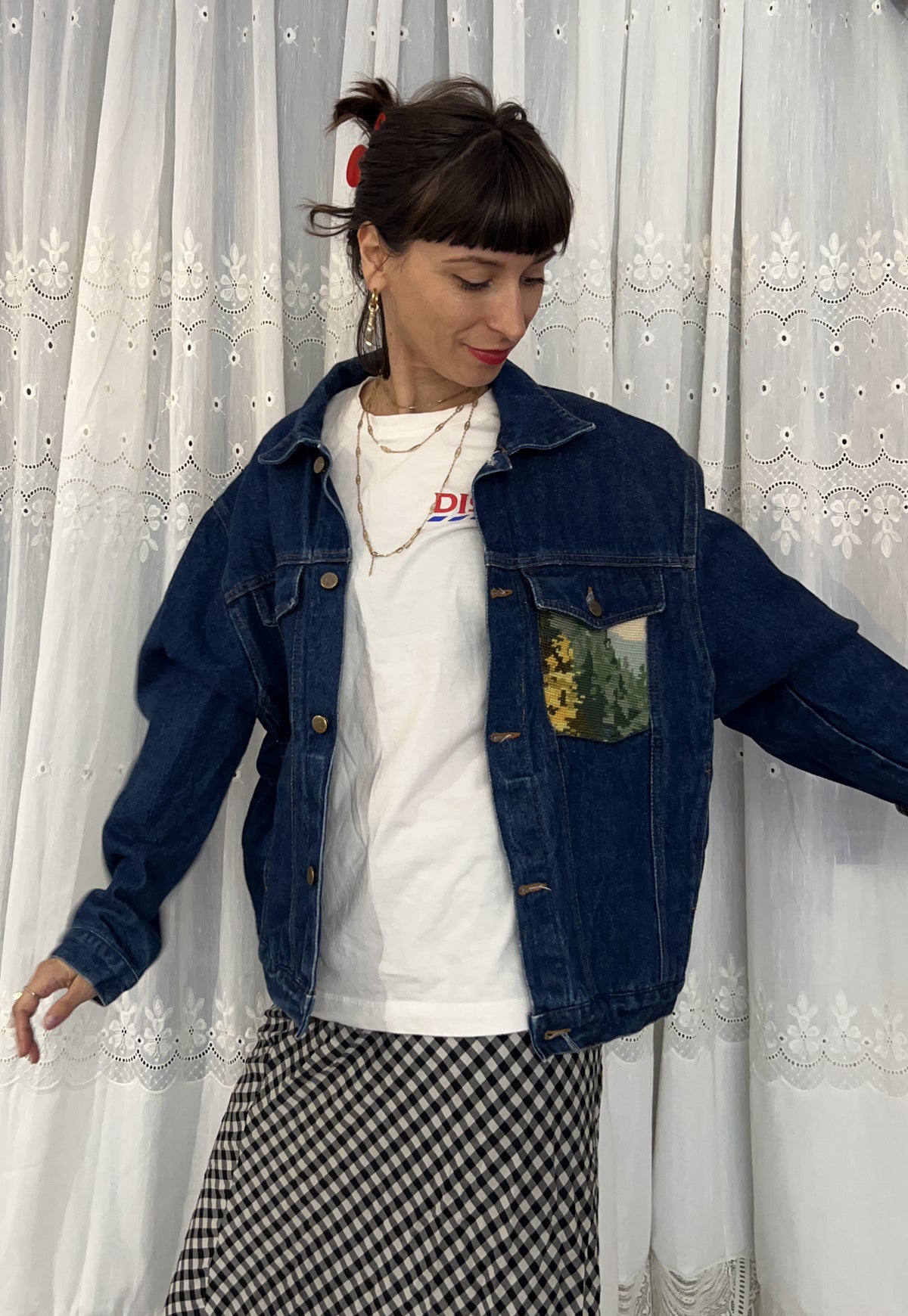 Upcycled jacket My Deer (M/L)