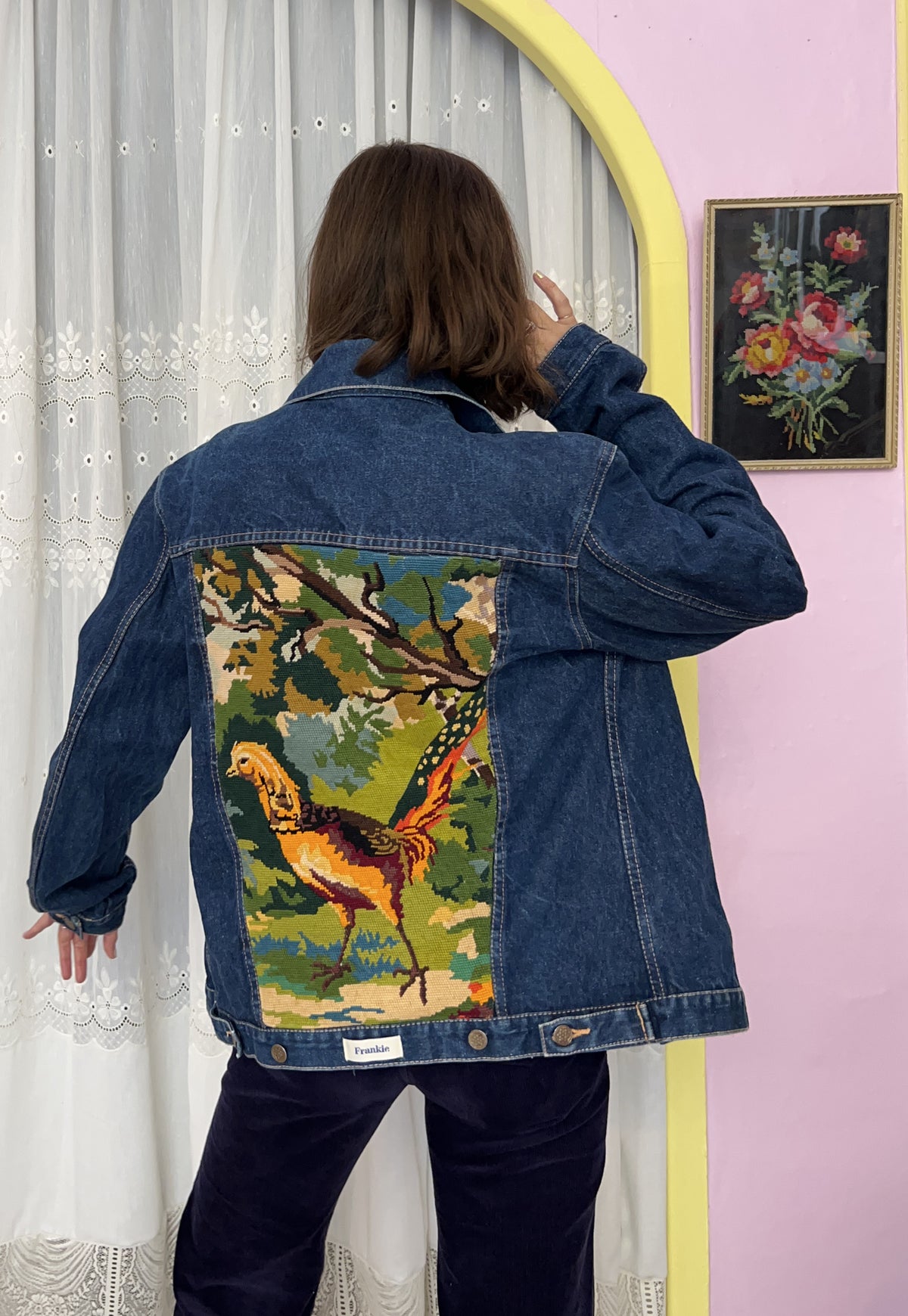 Upcycled jacket Pheasant  (L)