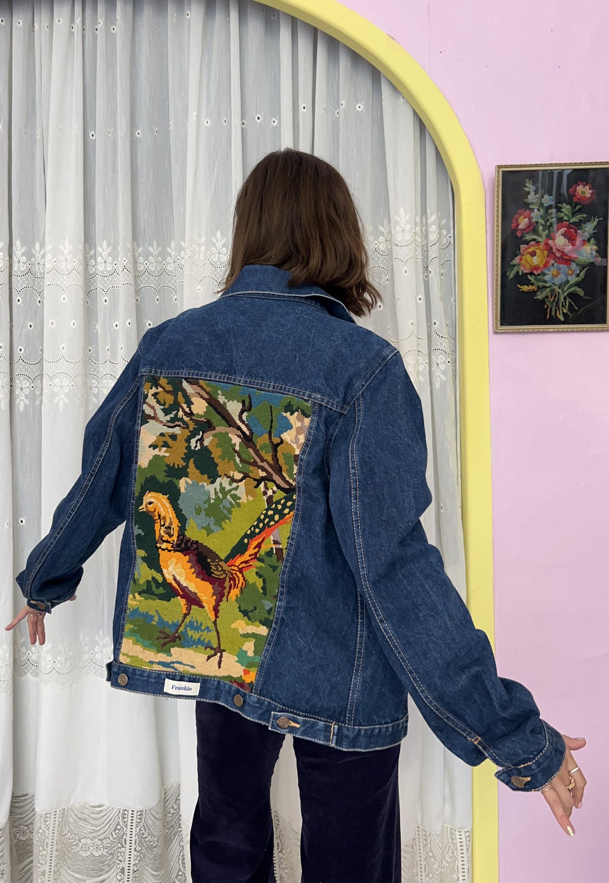 Upcycled jacket Pheasant  (L)