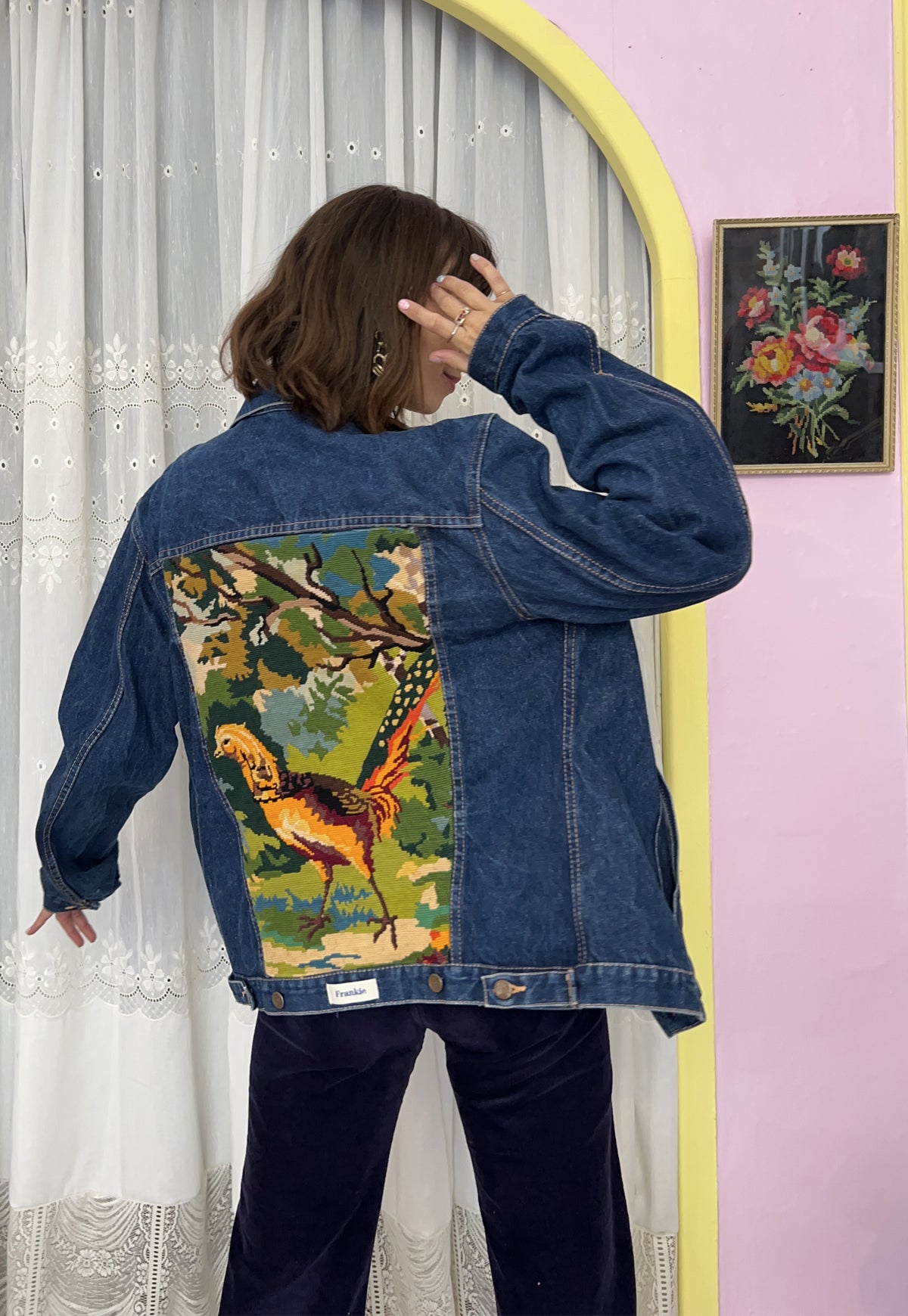 Upcycled jacket Pheasant  (L)