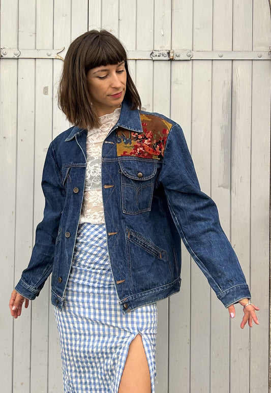 Upcycled jacket Champêtre (M/L)