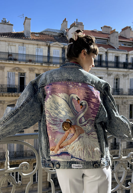 Upcycled jacket Symphonie (L/XL)