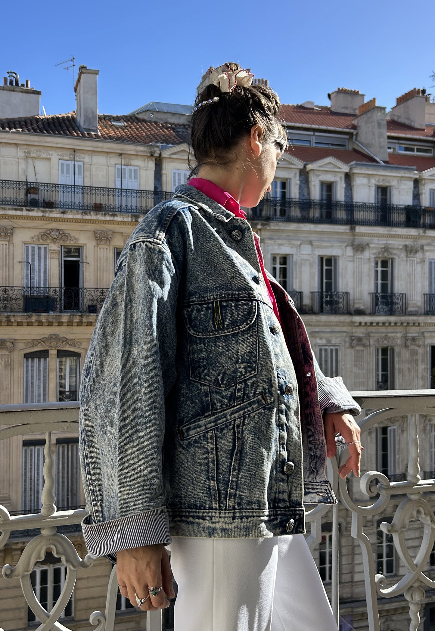 Upcycled jacket Symphonie (L/XL)