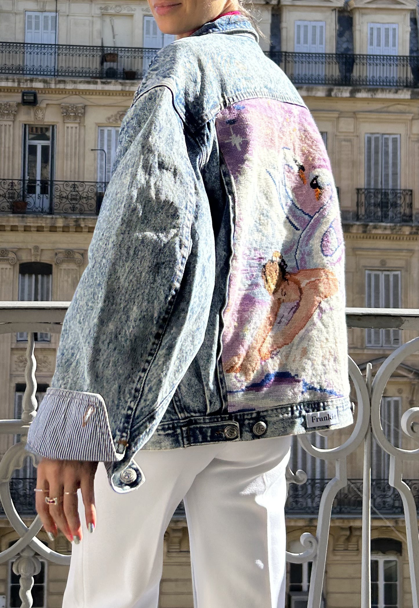 Upcycled jacket Symphonie (L/XL)