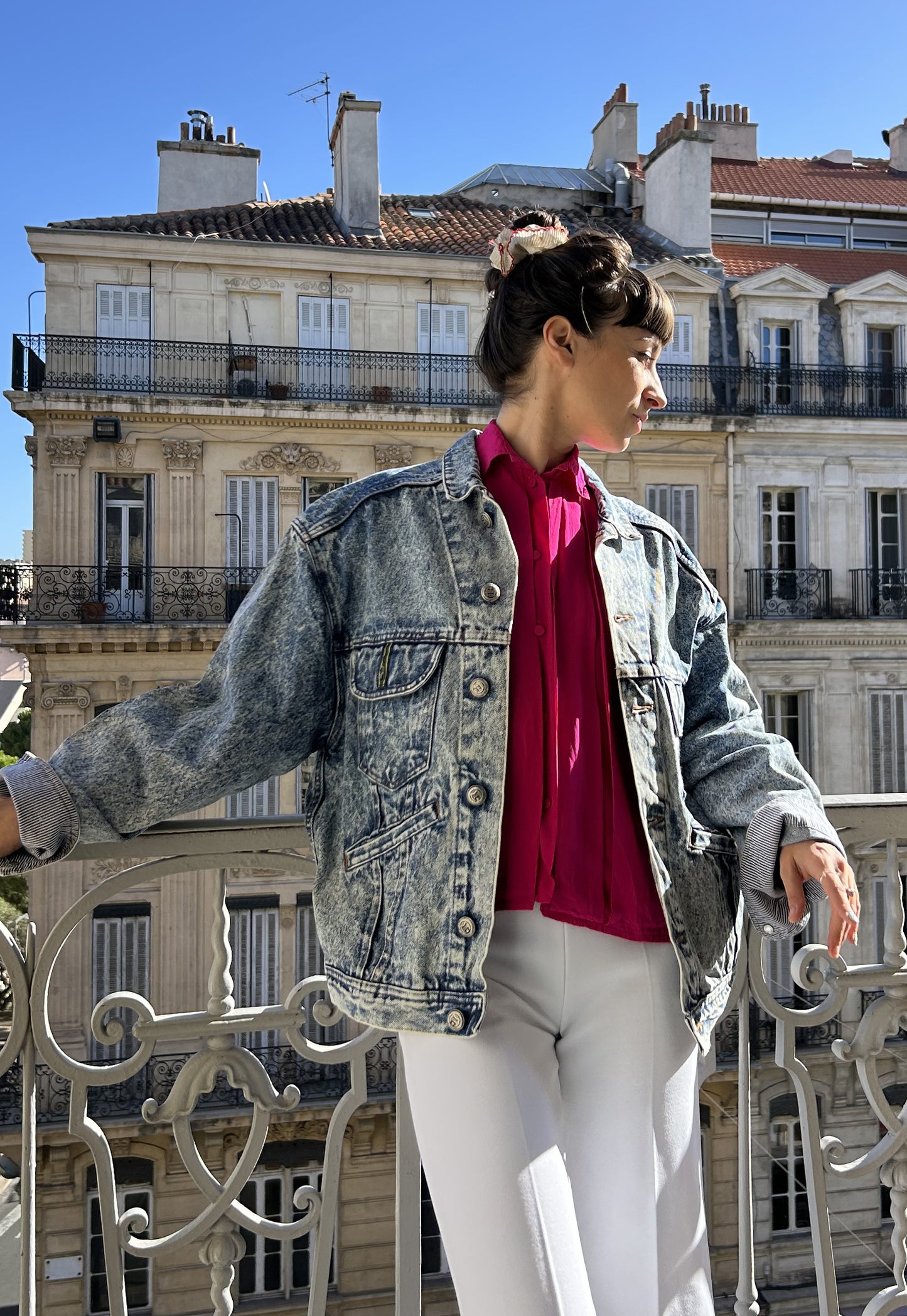 Upcycled jacket Symphonie (L/XL)