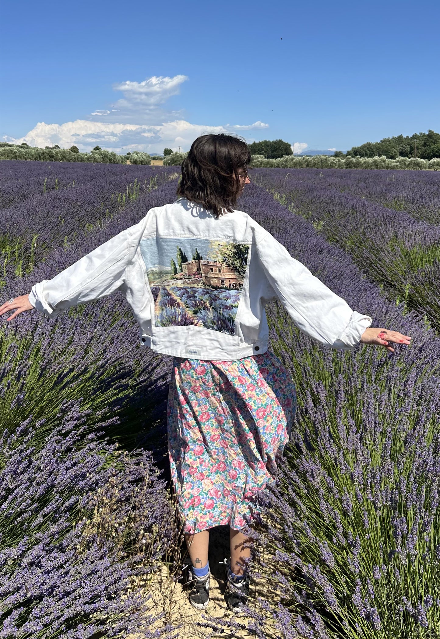 Upcycled jacket Valensole (M/L)