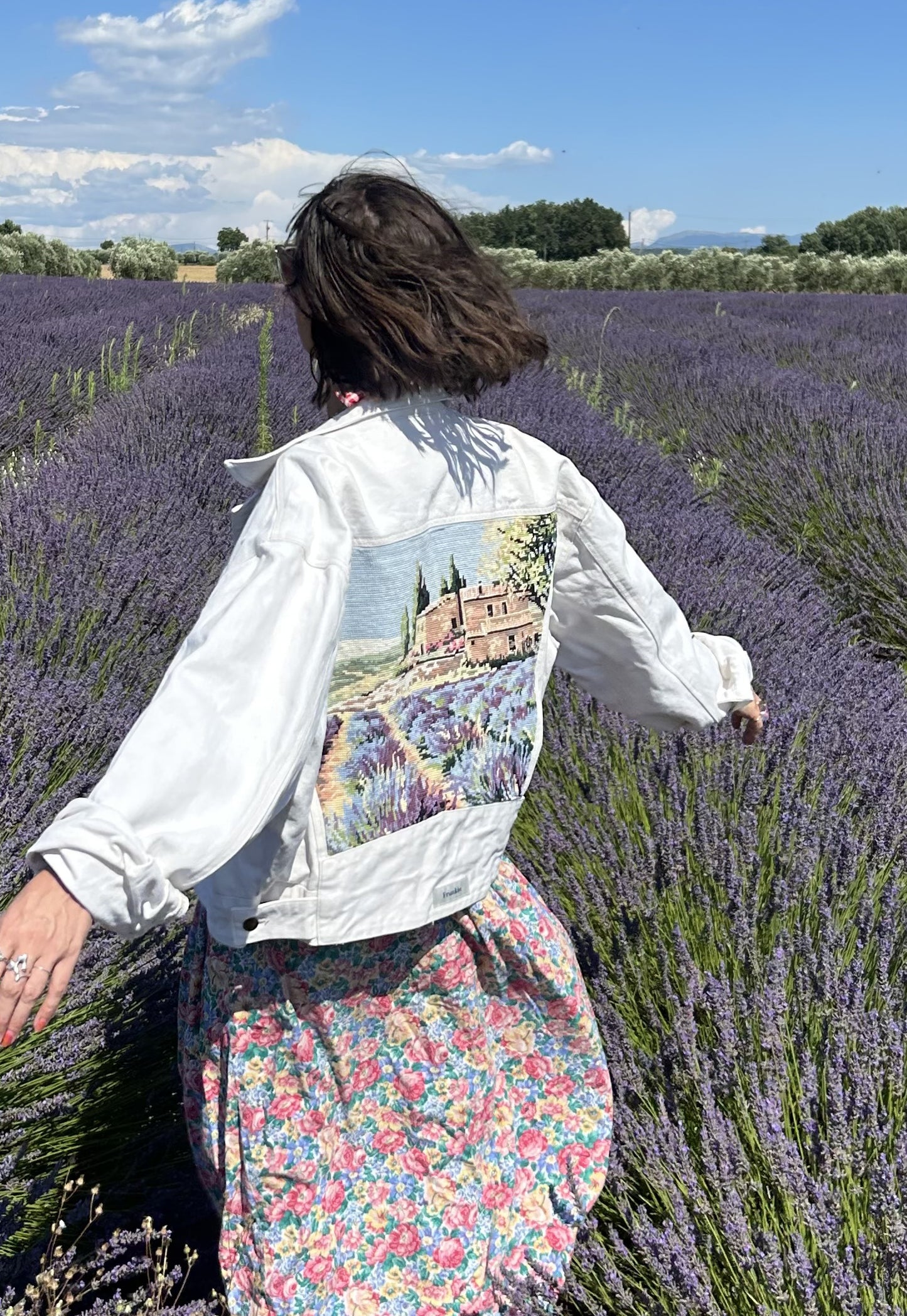 Upcycled jacket Valensole (M/L)