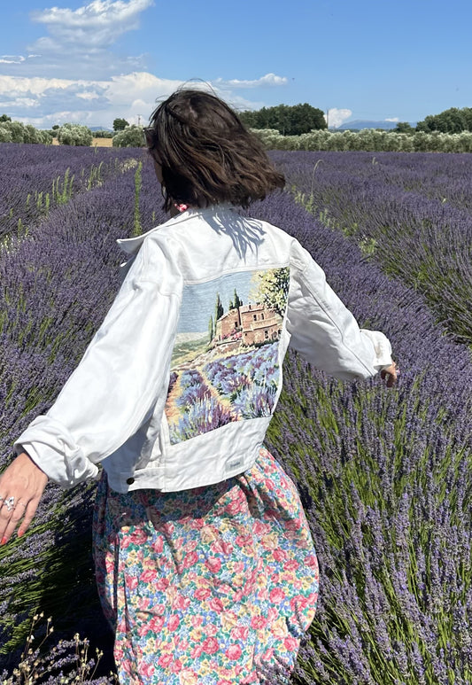 Upcycled jacket Valensole (M/L)