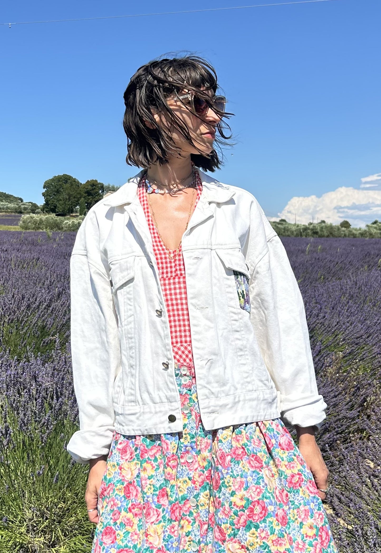 Upcycled jacket Valensole (M/L)