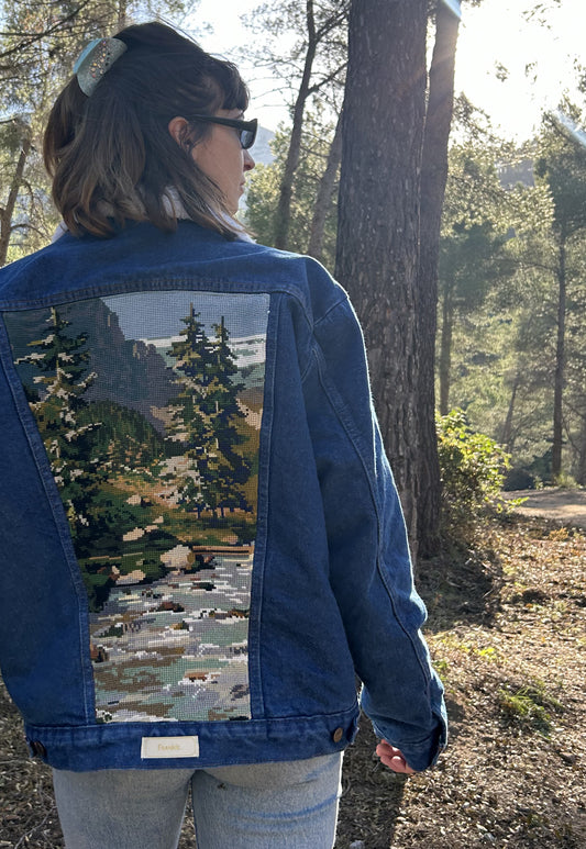 Upcycled jacket Sherpa Flow (L)