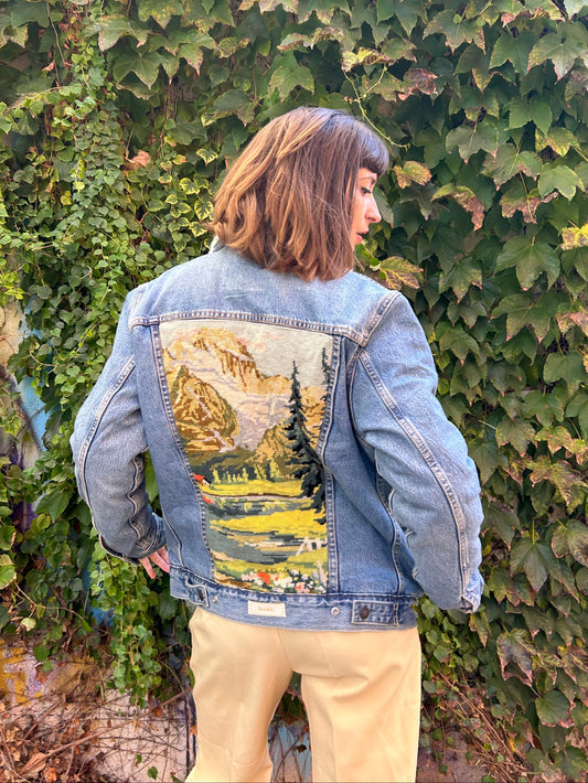 Upcycled jacket Sherpa Montagne (S)