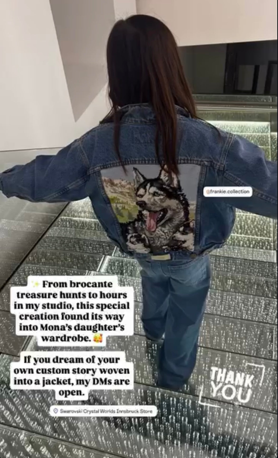 Upcycled Frankidz jacket- MADE TO ORDER