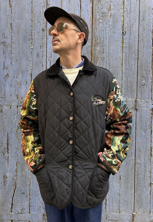 Upcycled Quilted Jacket (L)