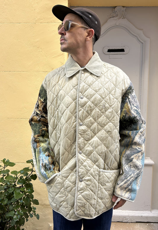 Upcycled Quilted Jacket (XL)