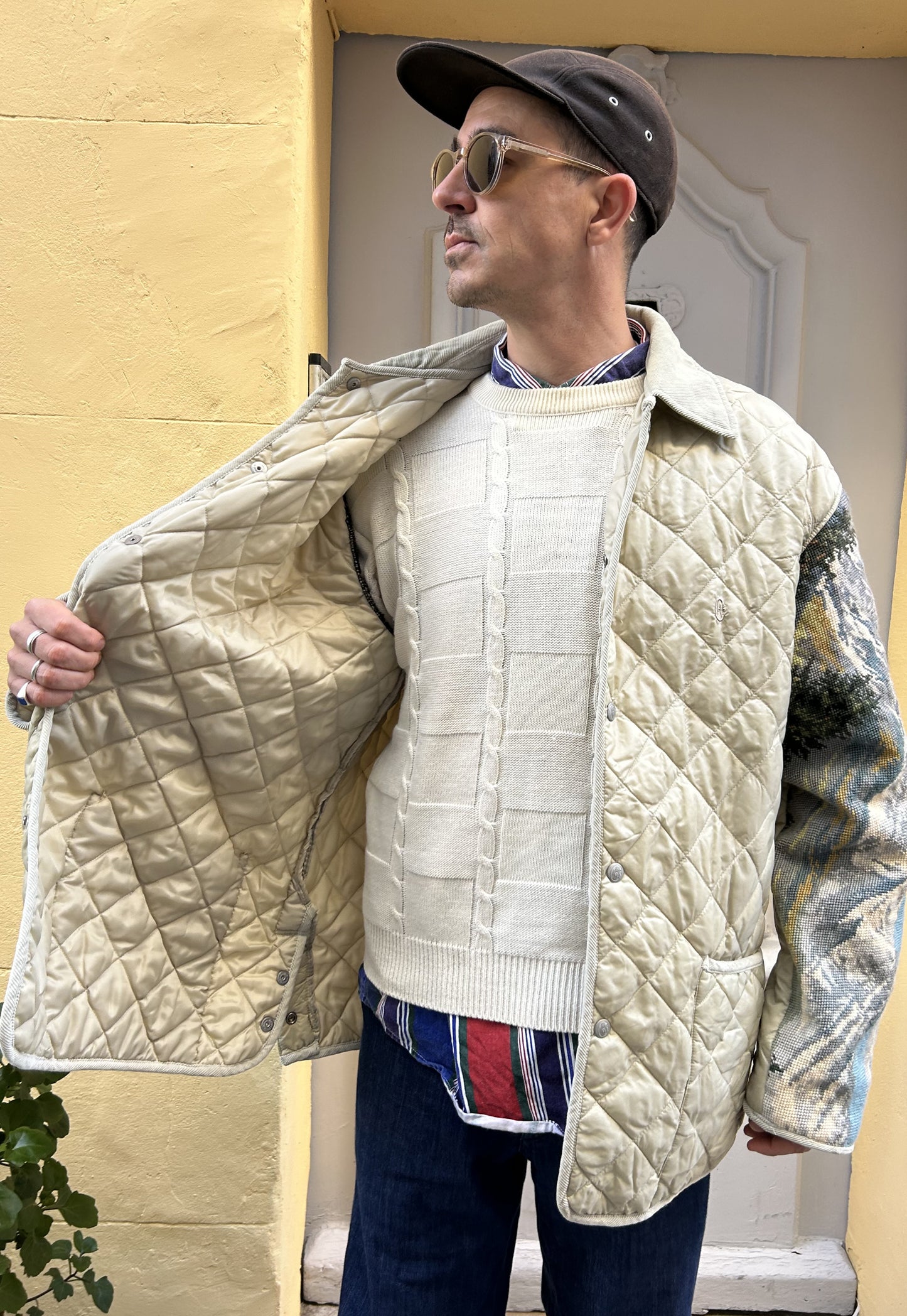 Upcycled Quilted Jacket (XL)