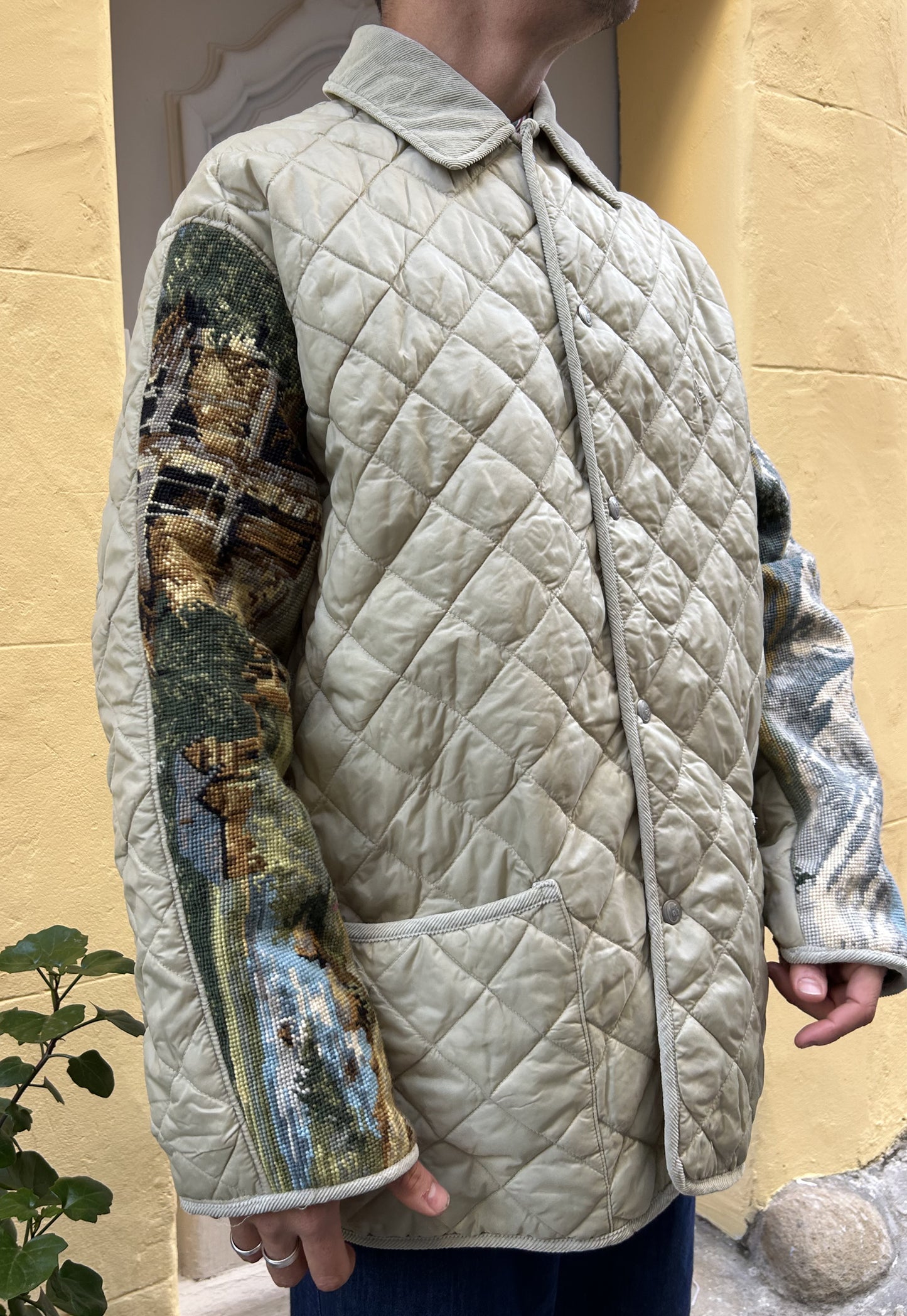 Upcycled Quilted Jacket (XL)