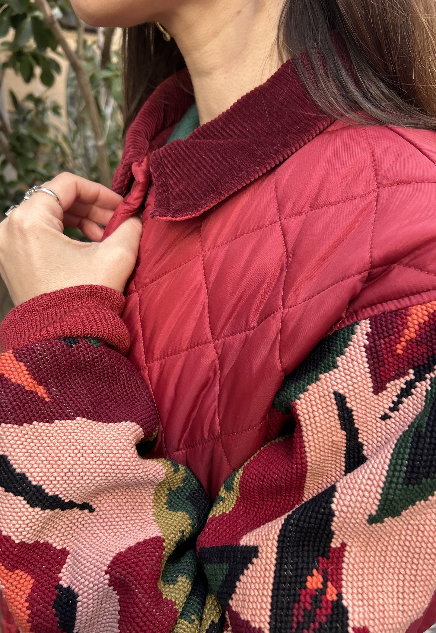 Upcycled Quilted Jacket (M)