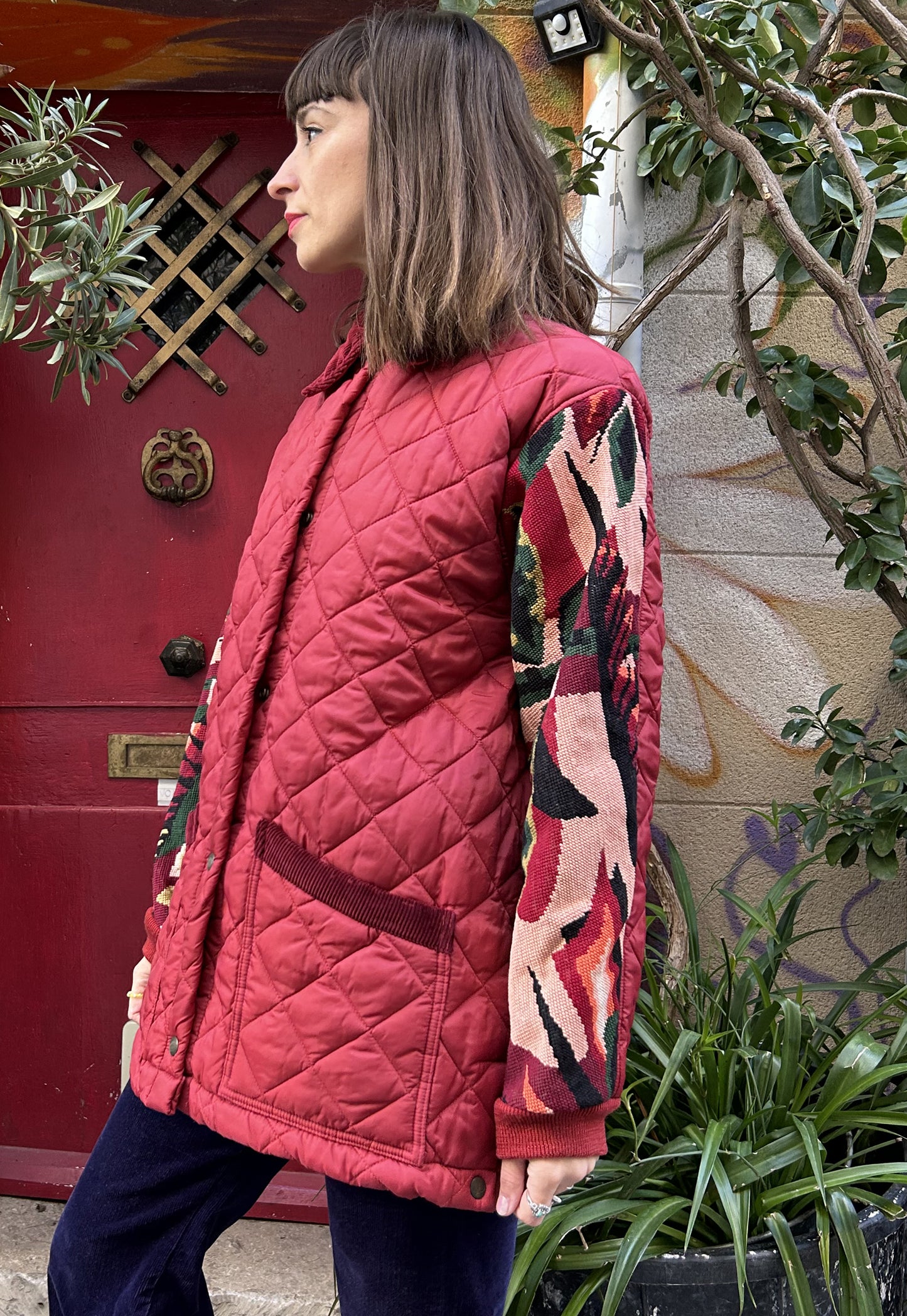 Upcycled Quilted Jacket (M)