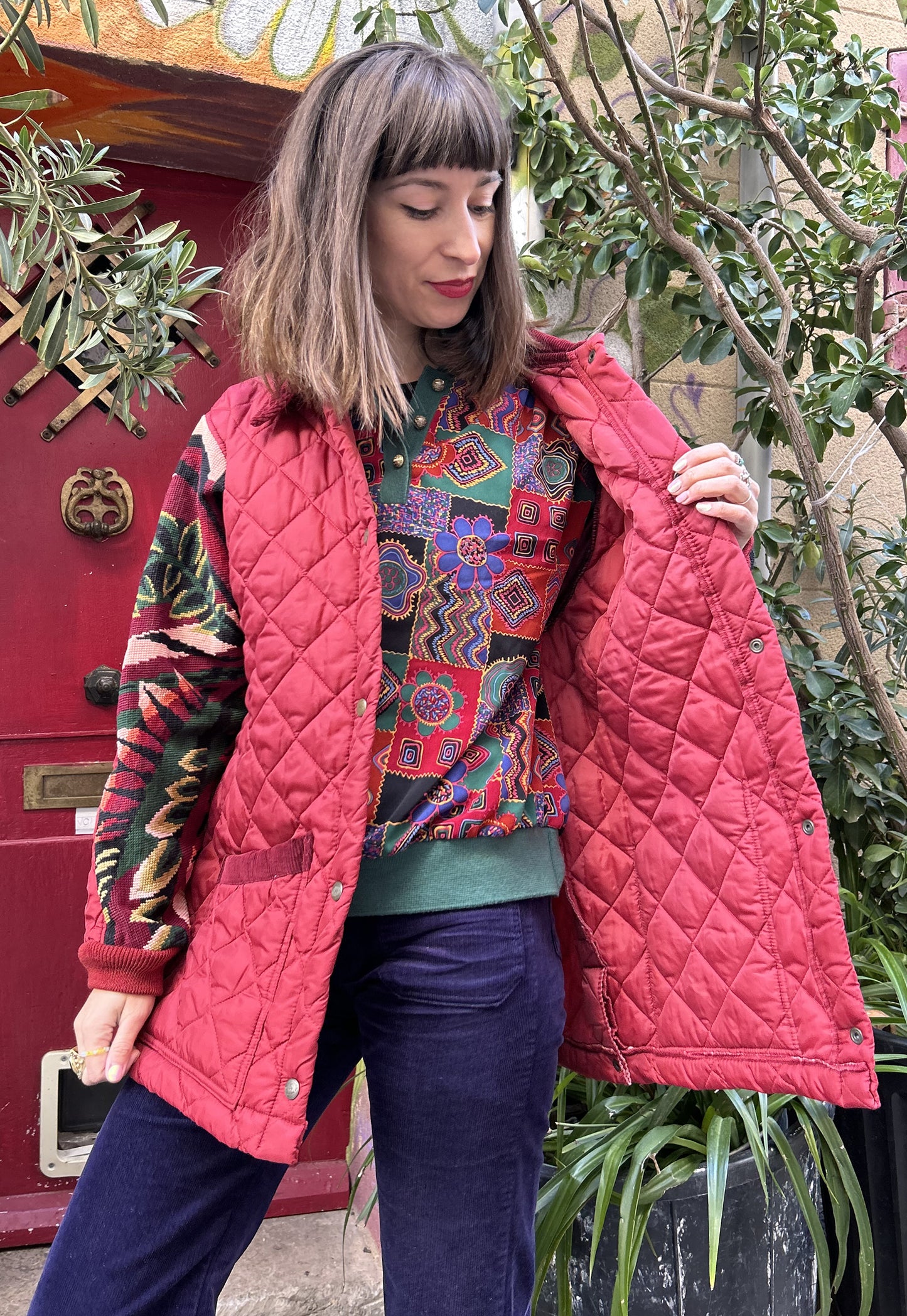 Upcycled Quilted Jacket (M)