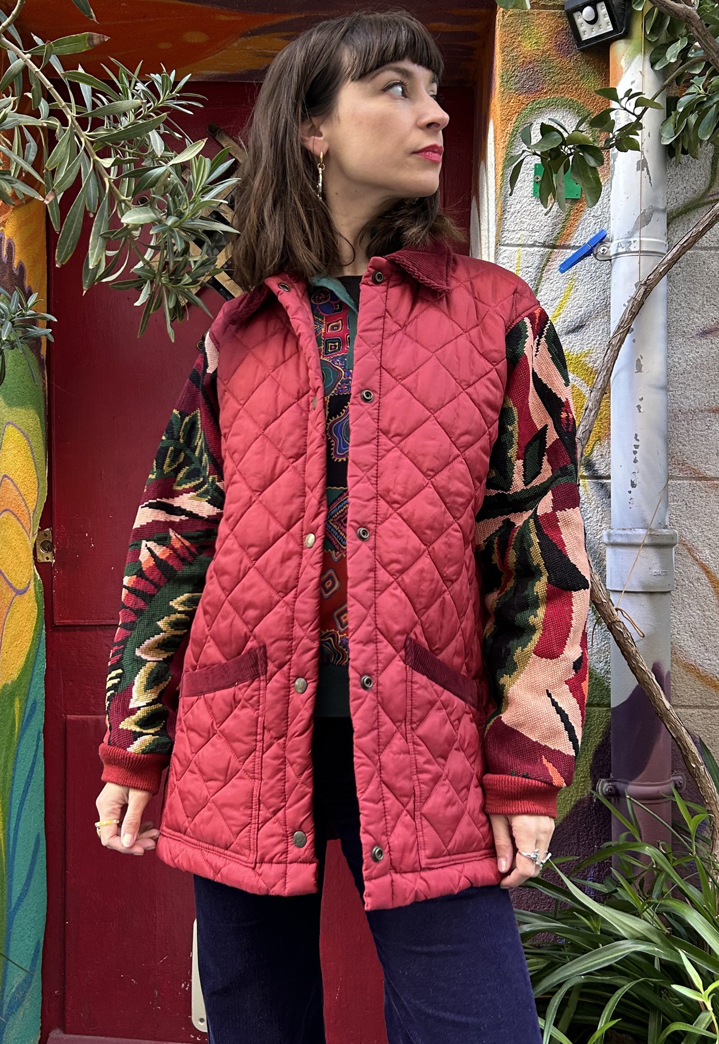Upcycled Quilted Jacket (M)