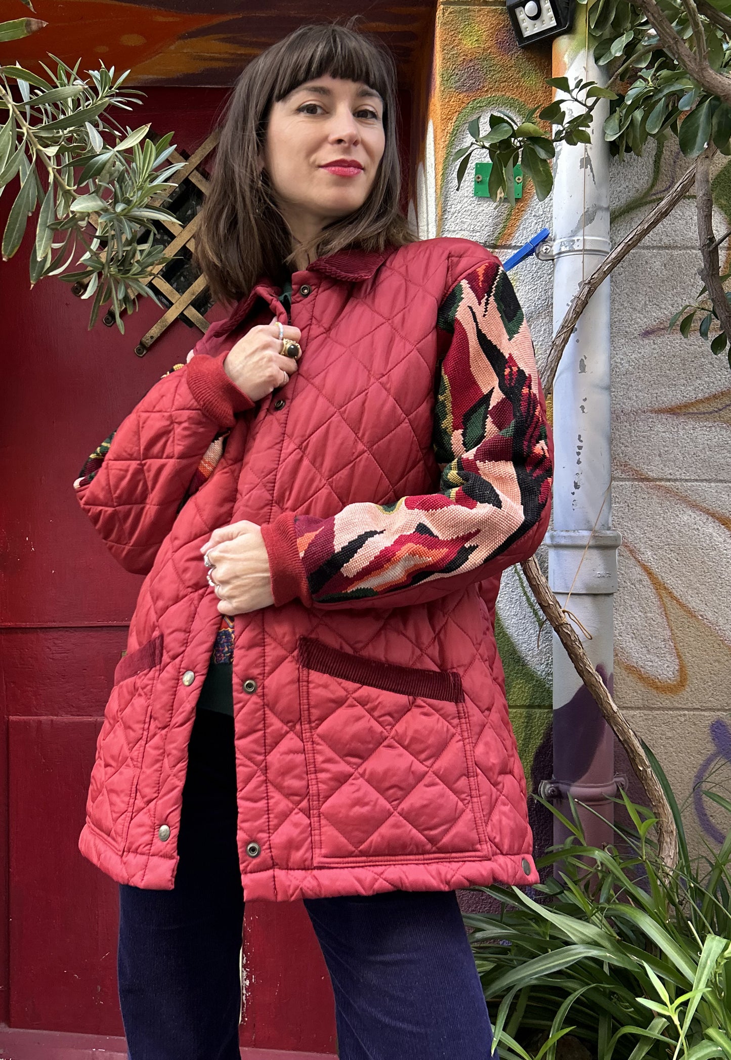 Upcycled Quilted Jacket (M)