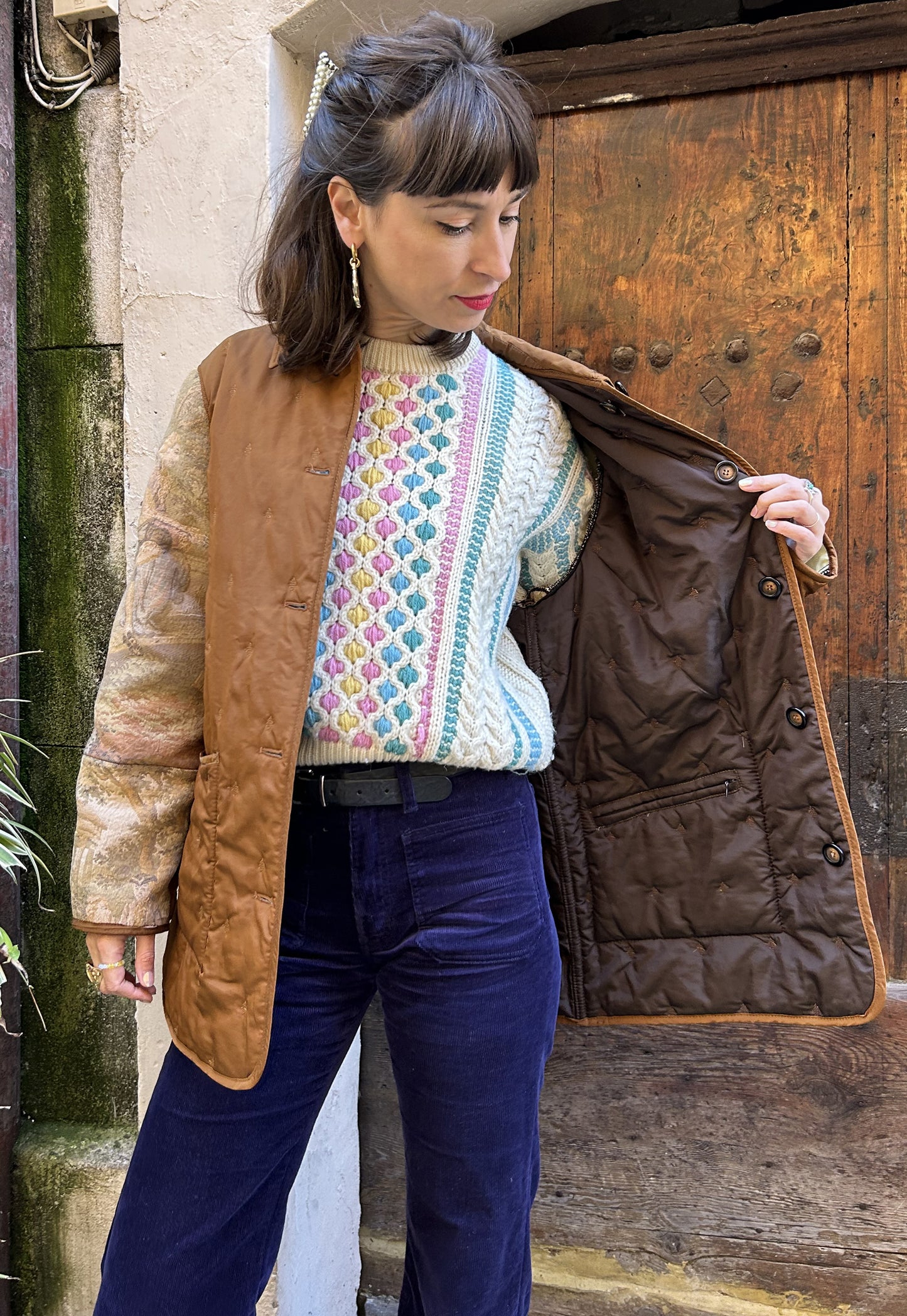 Upcycled Quilted Jacket (S/M)