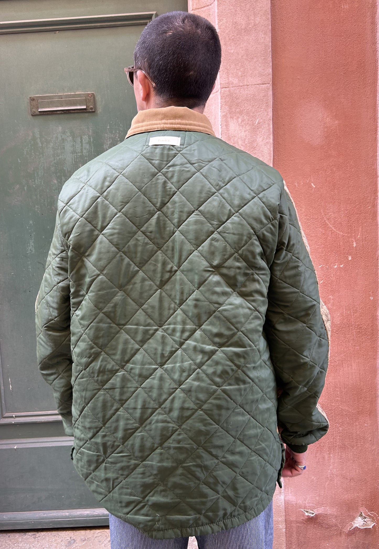 Upcycled Quilted Jacket   (L)
