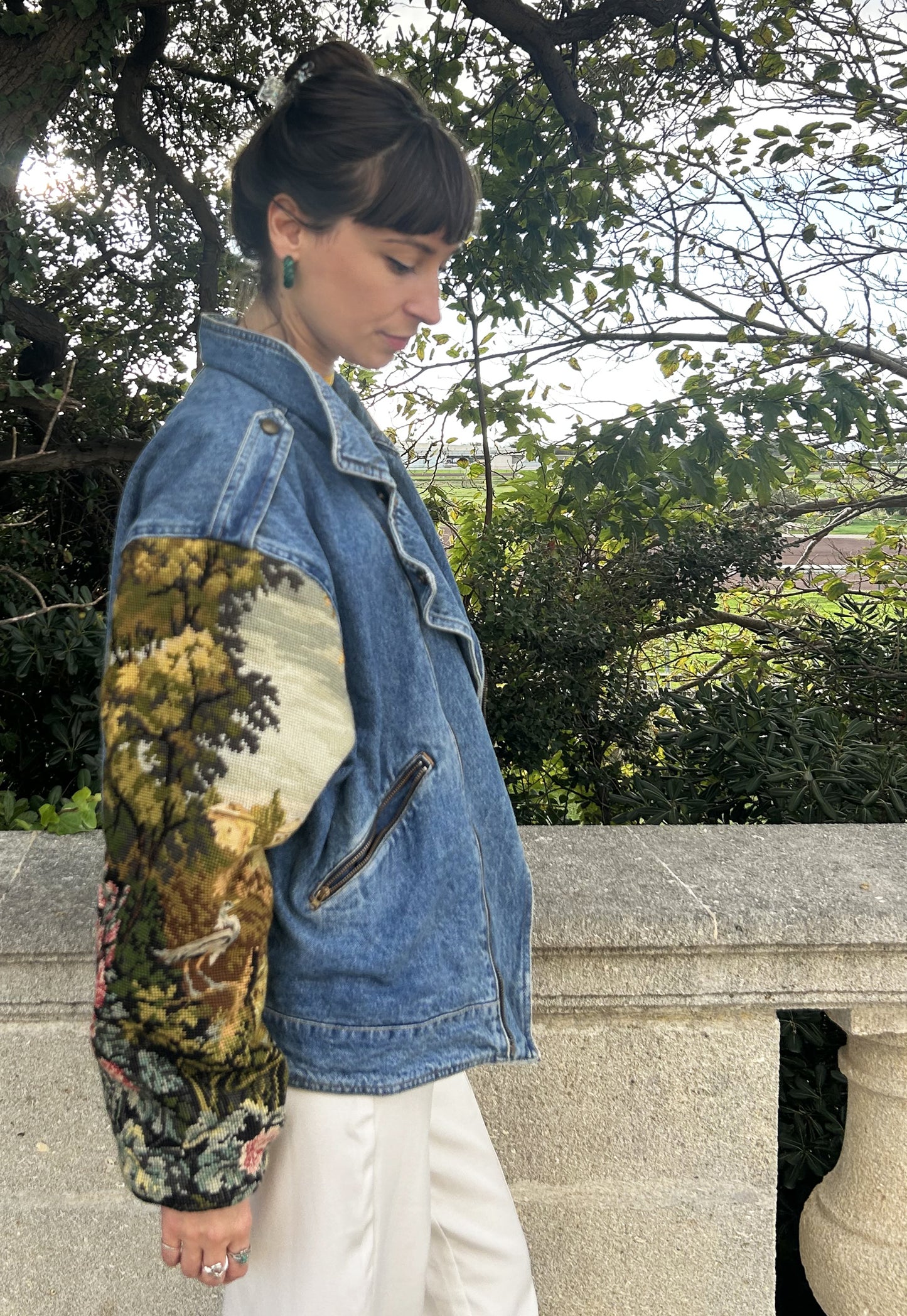 Upcycled Biker Jacket (M/L)