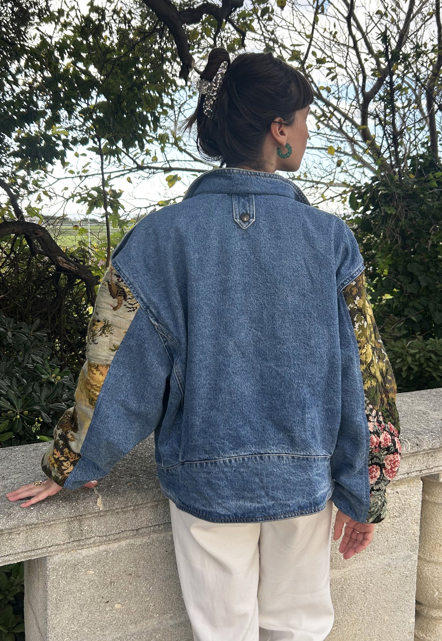 Upcycled Biker Jacket (M/L)