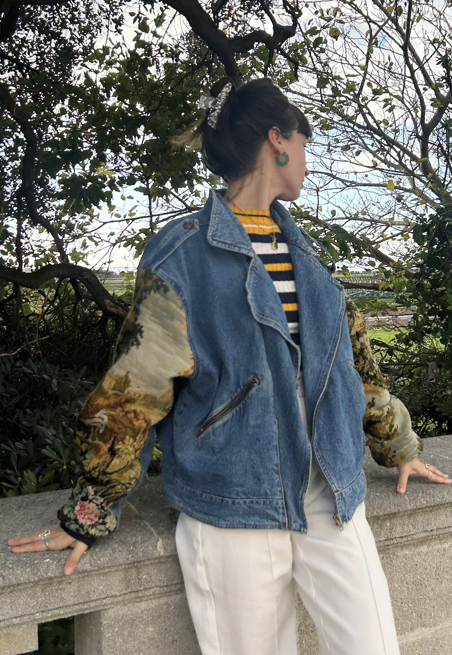 Upcycled Biker Jacket (M/L)