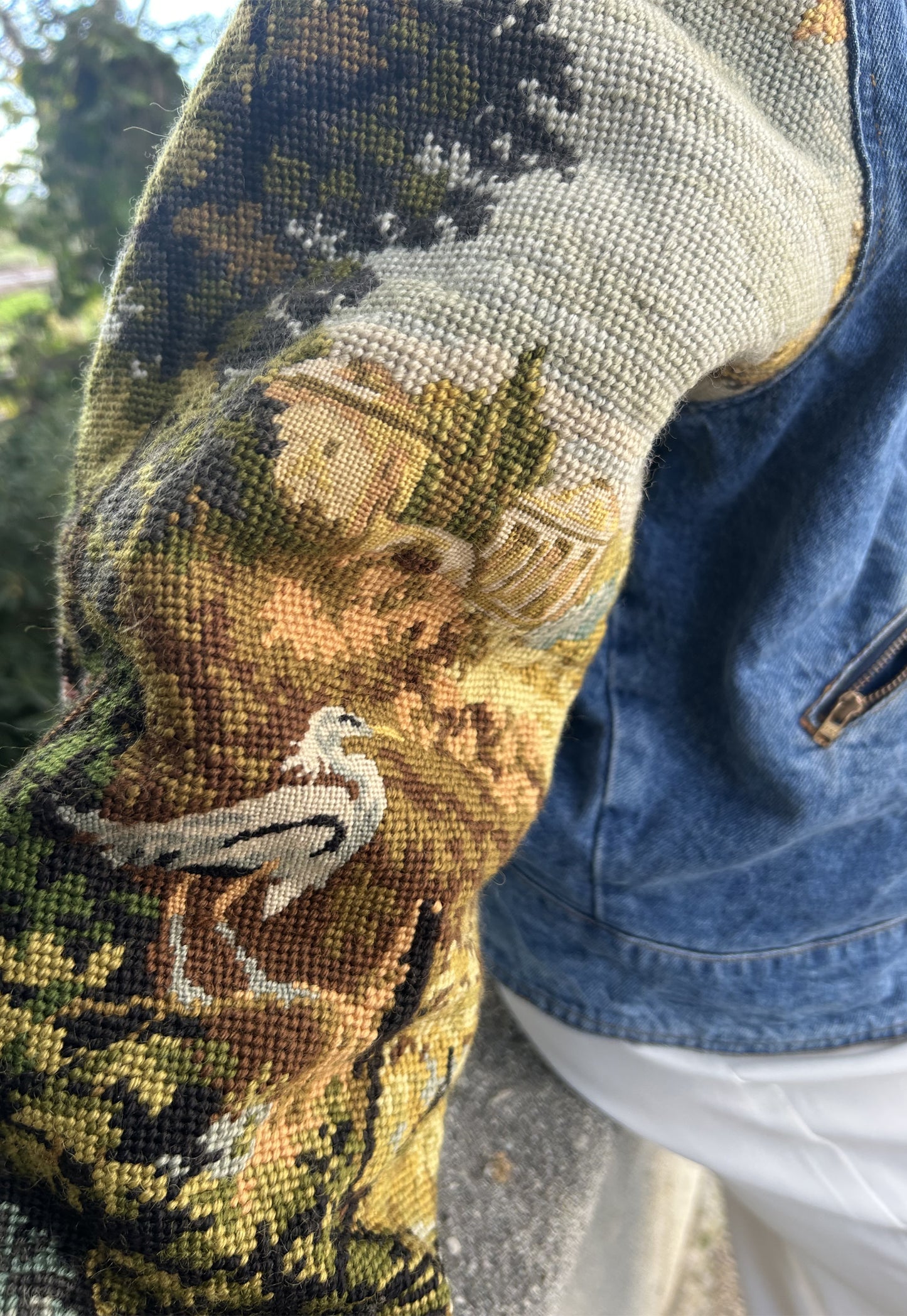 Upcycled Biker Jacket (M/L)