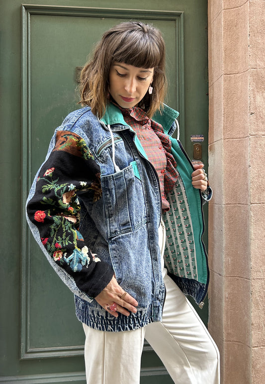 Upcycled Jacket Bouquet  (M/L)