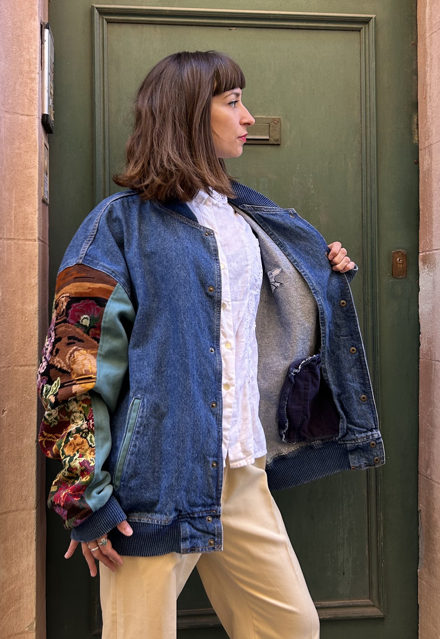 Upcycled Varsity Jacket Bouquet (XL/XXL)