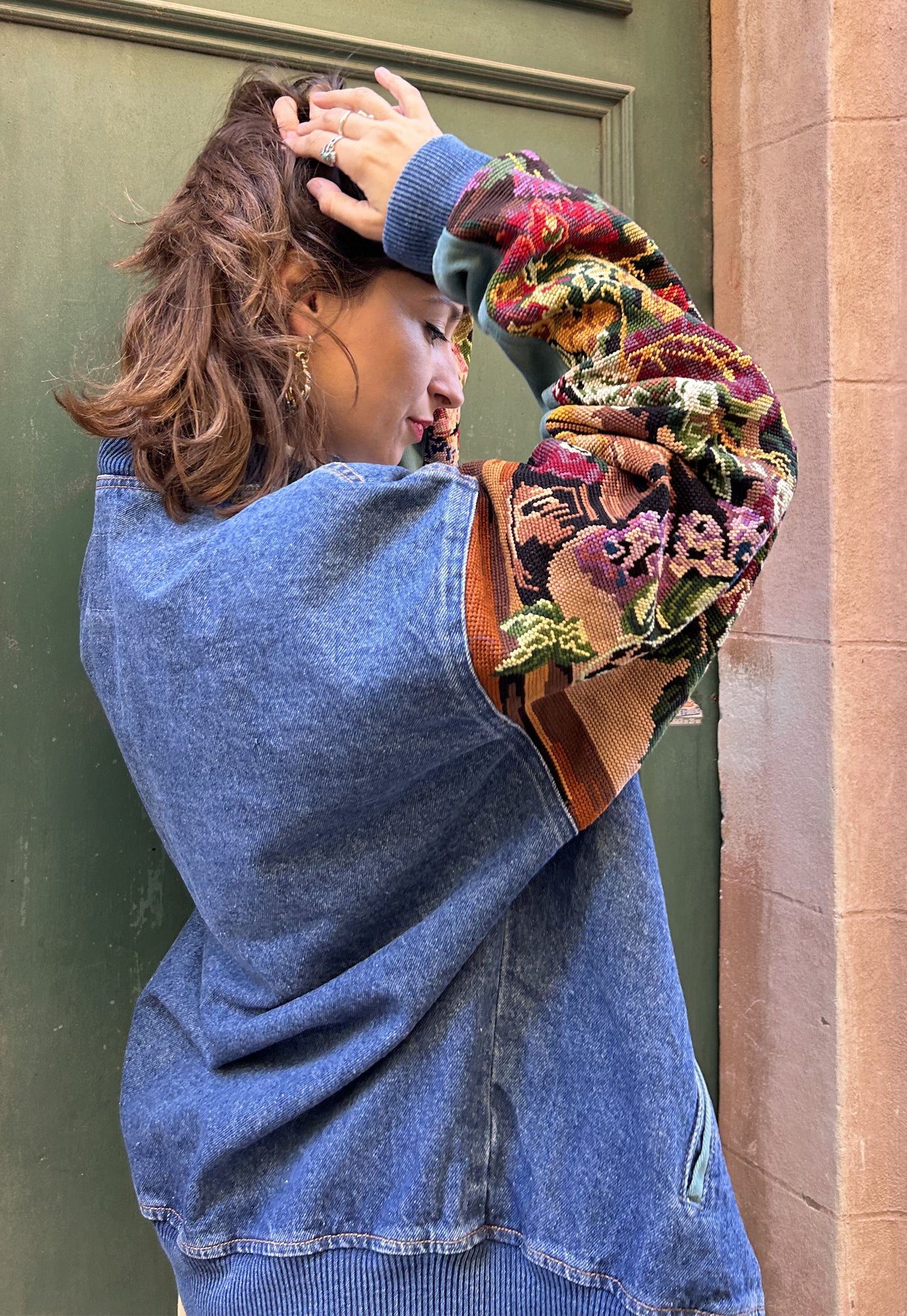 Upcycled Varsity Jacket Bouquet (XL/XXL)