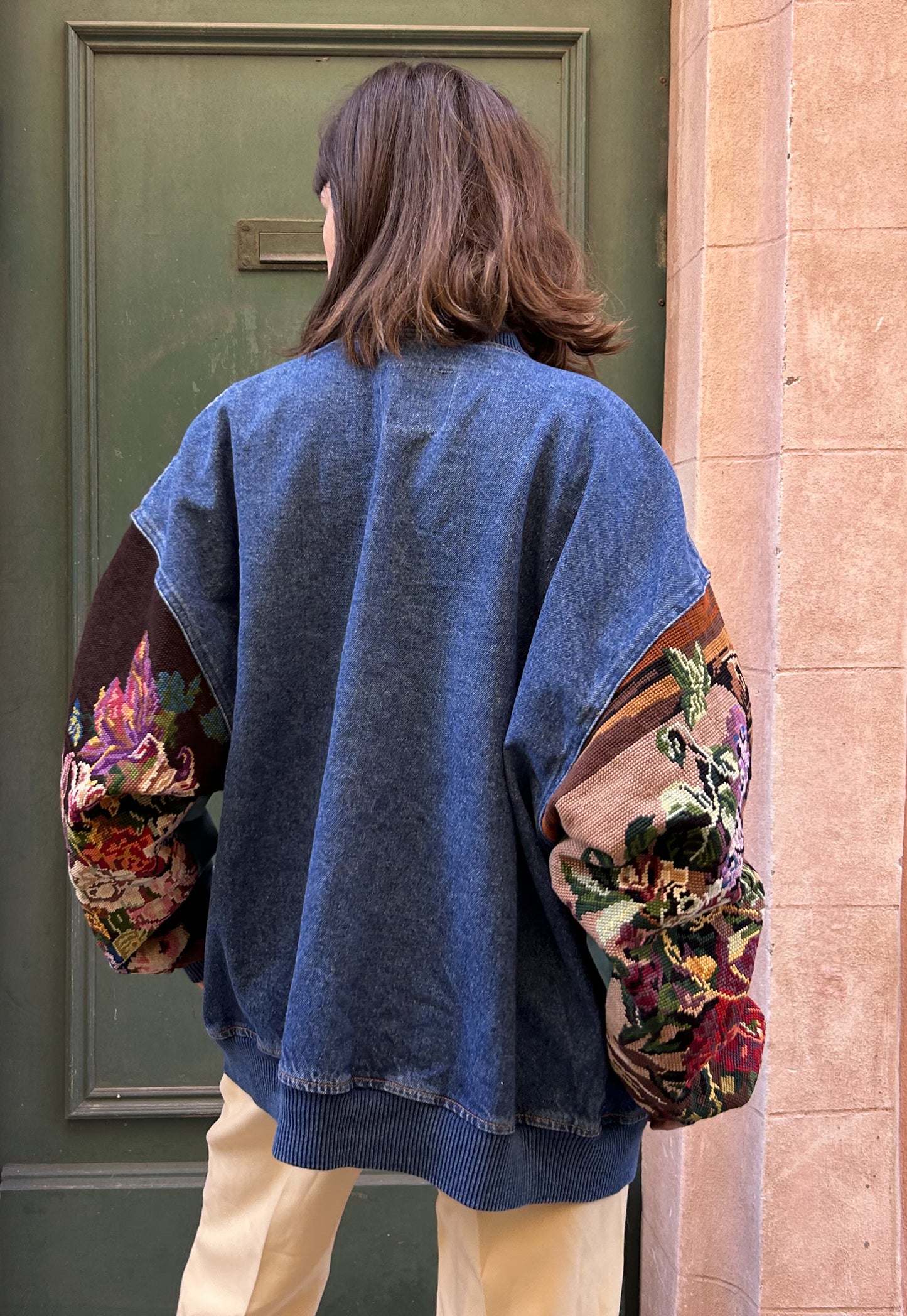 Upcycled Varsity Jacket Bouquet (XL/XXL)