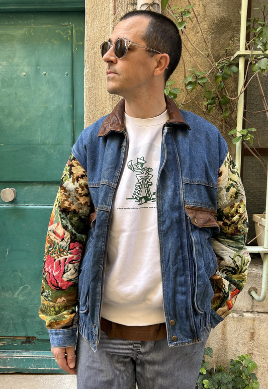 Upcycled  Jacket Romance  (L)