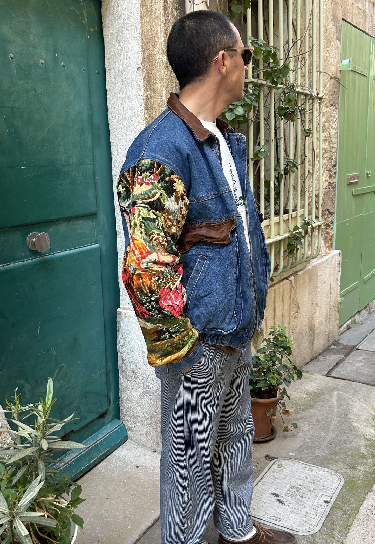Upcycled  Jacket Romance  (L)