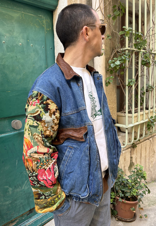 Upcycled  Jacket Romance  (L)